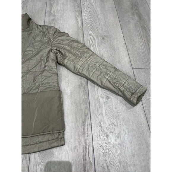 Closed Reversible Jacket Quilted Long‎ Sleeve | Metallic Green | Size Small - Picture 4 of 16